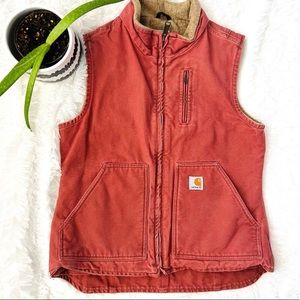 Carhartt Canvas Lined Mock Neck Vest